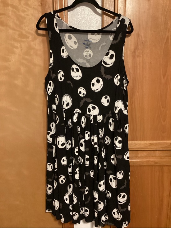 torrid Dresses & Skirts - torrid Black & White Jack Skellington Print Tank Dress, size 2 (18/20)